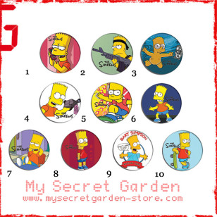The Simpsxxx - Bart Pinback Button Badge Set 1a or 1b ( or Hair Ties / 4.4 cm Badge / Magnet / Keychain Set )